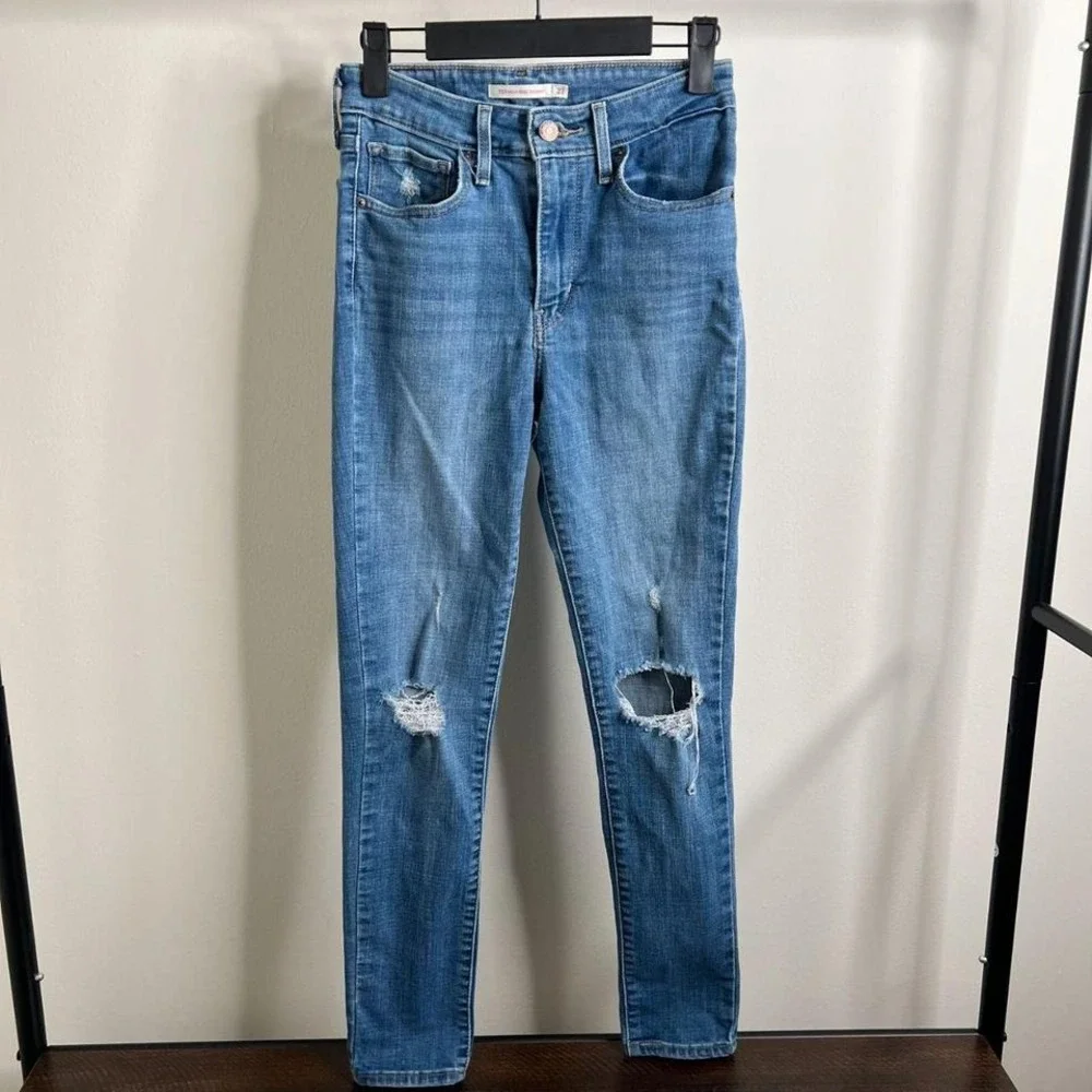 Women's Denim Jean Levi Strauss & Co. 721 High Rise Skinny Size 27(4) - Picture 1 of 8